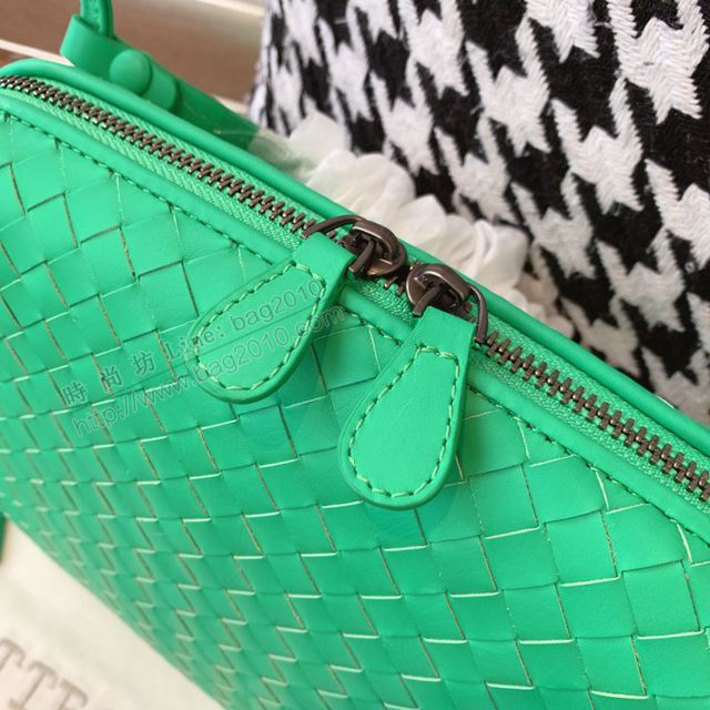Bottega Veneta女包 寶緹嘉19新款編織胎皮郵差包 BV拉鏈繩結單肩斜挎女包 steny包  gxz1105